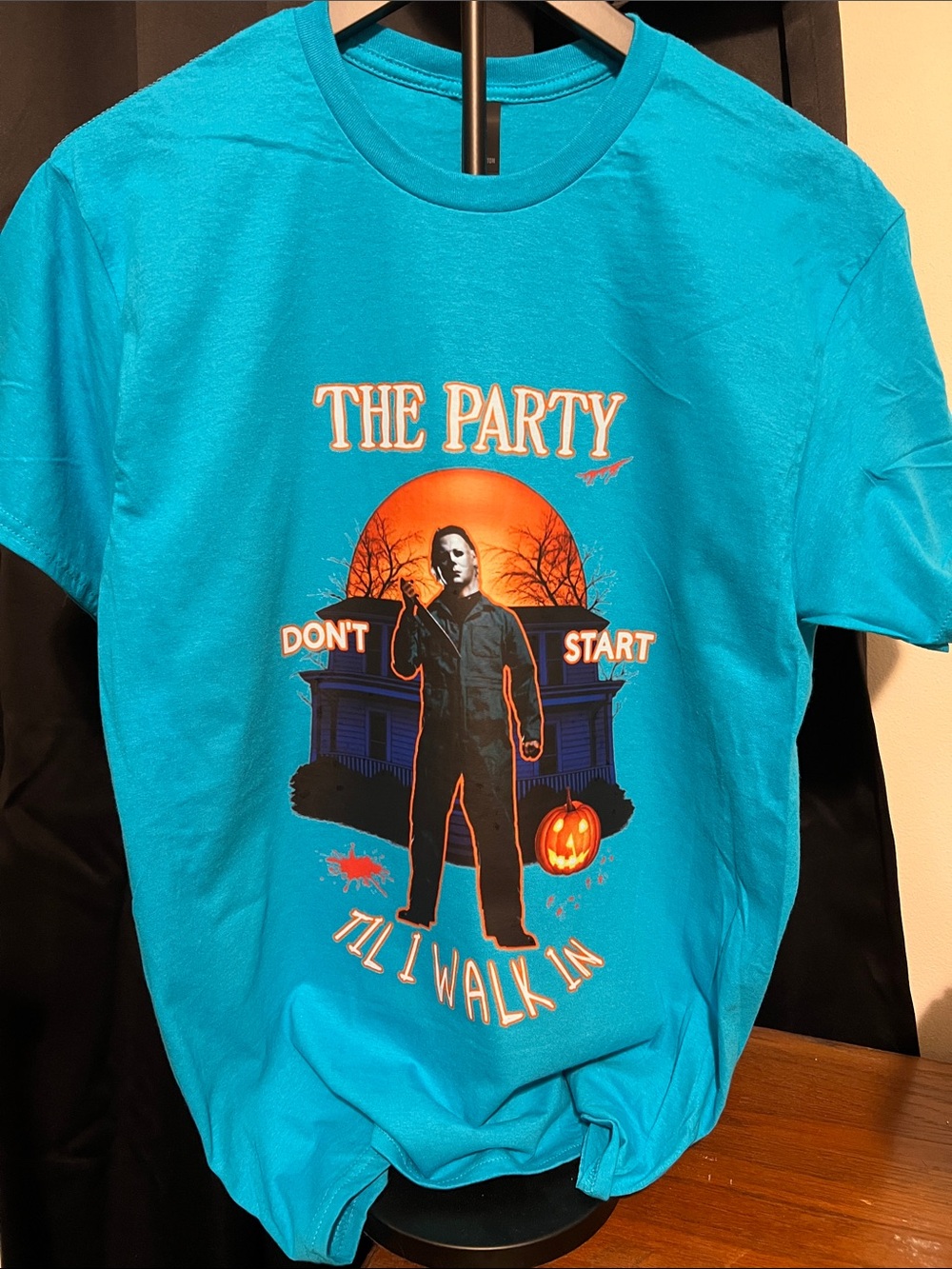 NEW!! MICHAEL MYERS- PARTY DON’T START TEE